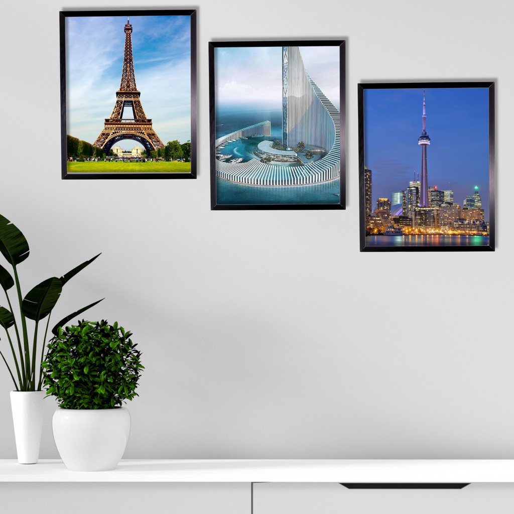 Decorebay Home 10x8 Inch Aluminum Modern Gallery Picture Photo Frame (Black)