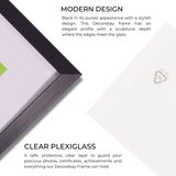 Decorebay Home 7x5 Inch Aluminum Modern Gallery Picture Photo Frame (Black)