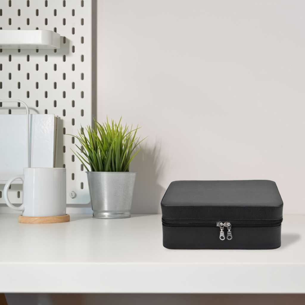 Decorebay Love Life Watch, Cufflinks and Sunglasses Jewelry Box & Organizer