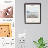 Decorebay Home 11x14 Solid Wood Picture Photo Frame (Black)