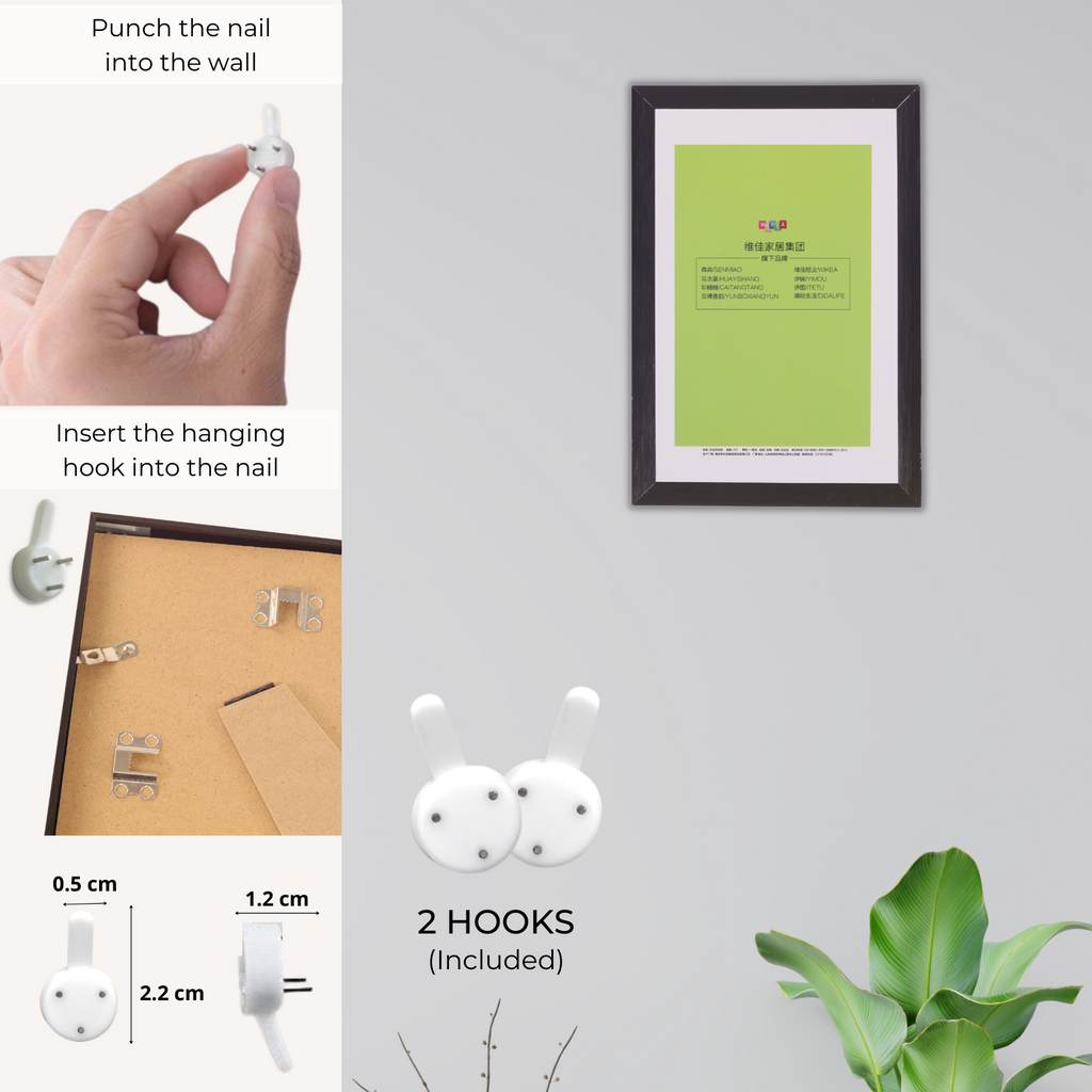 Decorebay Home 7x5 Inch Aluminum Modern Gallery Picture Photo Frame (Black)