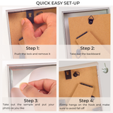 Decorebay Home 7x5 Aluminum Picture Photo Frame (Gold)