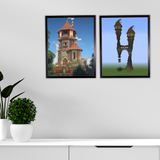 Decorebay Home 10x8 Inch Aluminum Modern Gallery Picture Photo Frame (Black)