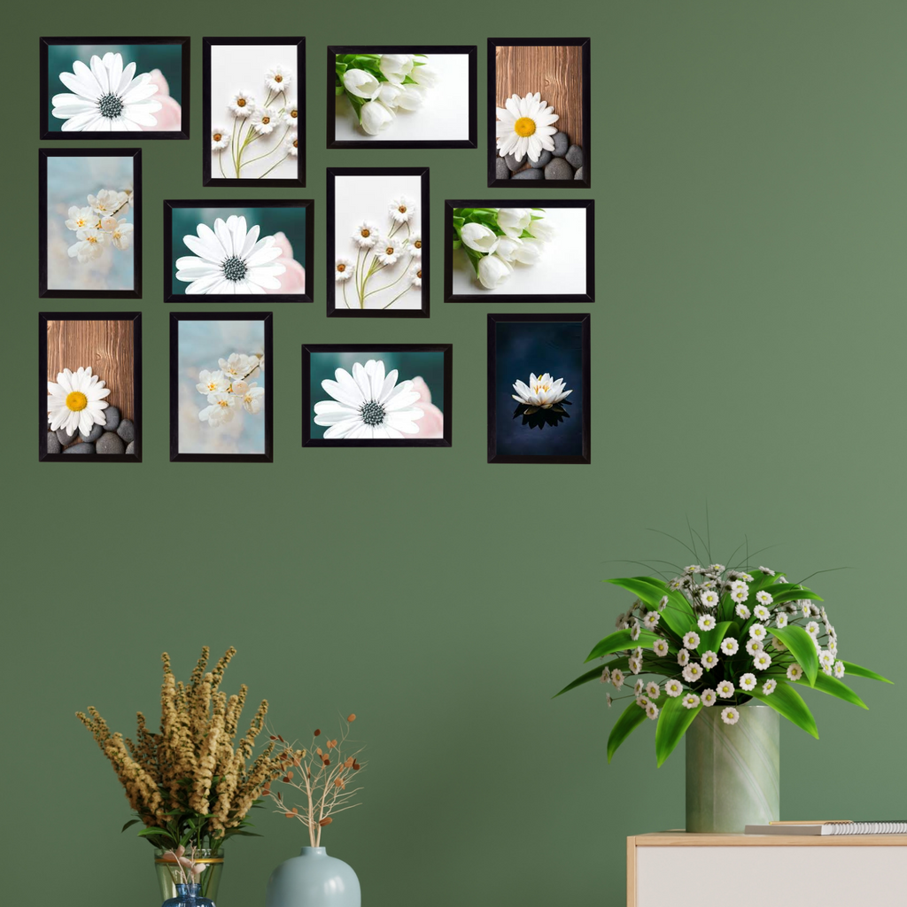 Decorebay Home 7x5 Inch Aluminum Modern Gallery Picture Photo Frame (Black)