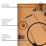 Decorebay Home 7x5 Aluminum Picture Photo Frame (Gold)