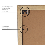 Decorebay Home 11x14 Solid Wood Picture Photo Frame (Black)