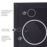 Decorebay Home 6x4 MDF Wood Picture Photo Frame (Black)