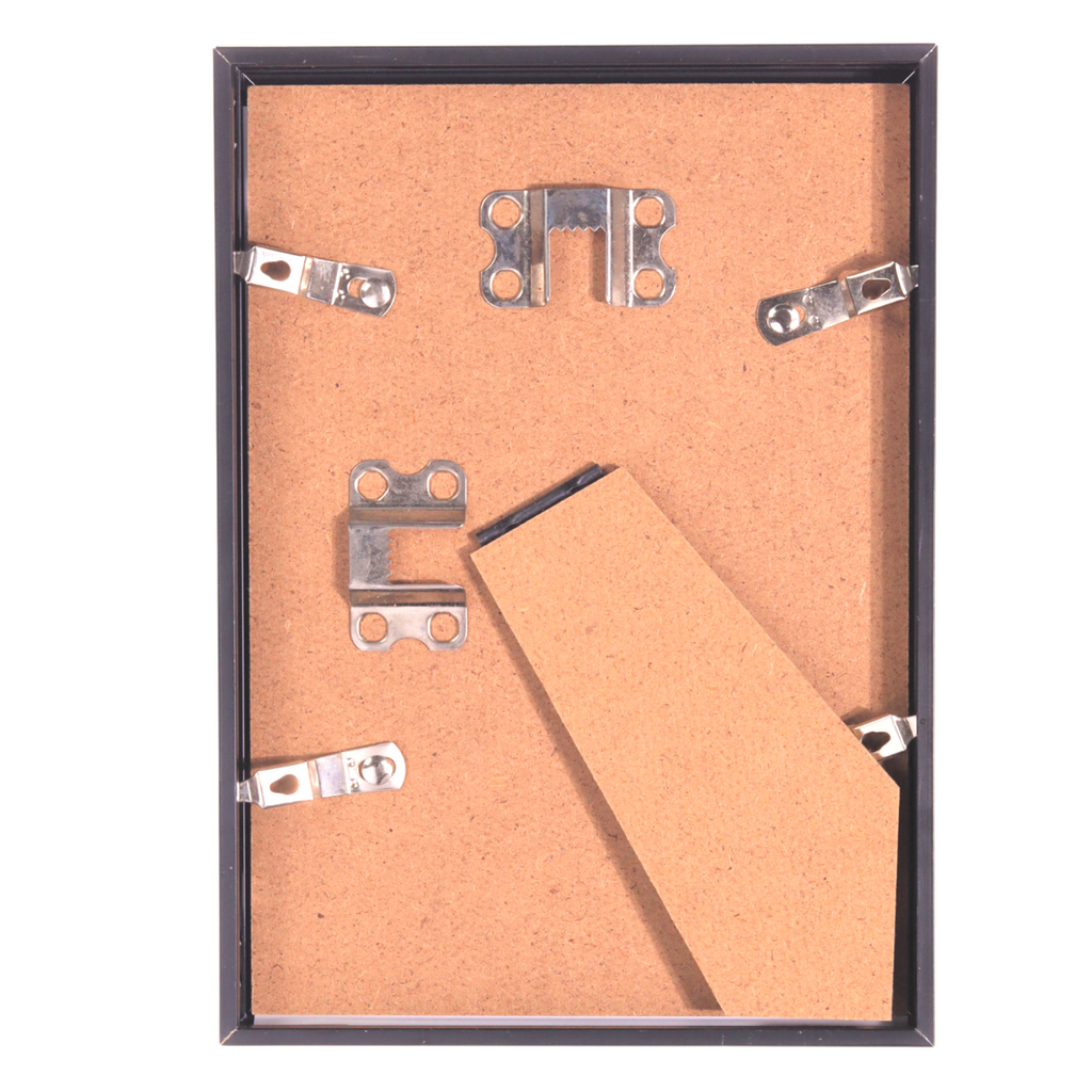 Decorebay Home 7x5 Inch Aluminum Modern Gallery Picture Photo Frame (Black)