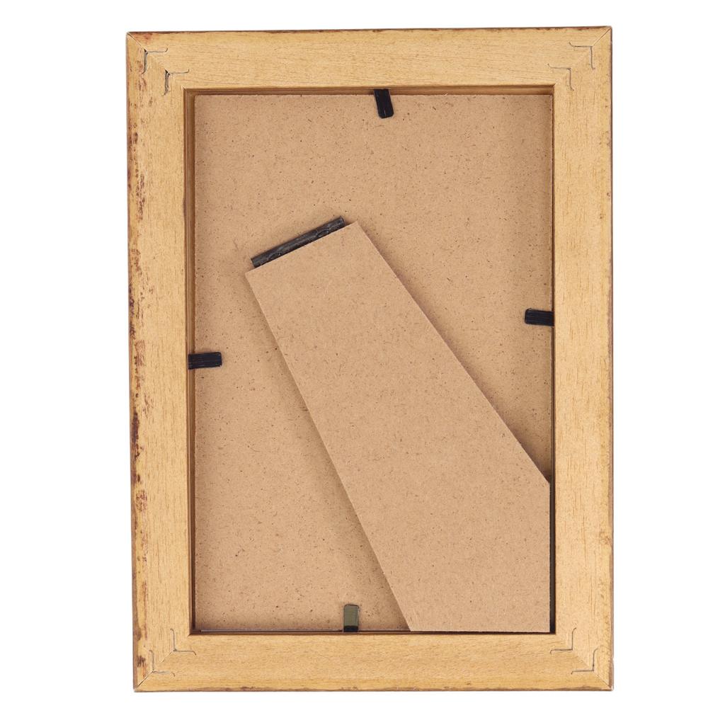 Decorebay Home 6x4 Solid Wood Picture Photo Frame (Brown)