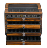 Decorebay Wooden 32 Pen Display & Storage Box