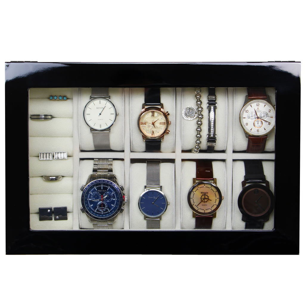 Decorebay Java Watch and jewelry organizer with watches ,cufflinks and accessories
