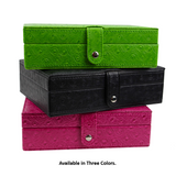 Decorebay PU leather Pill & Medication case with multiple color