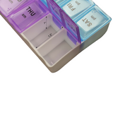 Decorebay Pill & Medication box daywise plastic compartment 