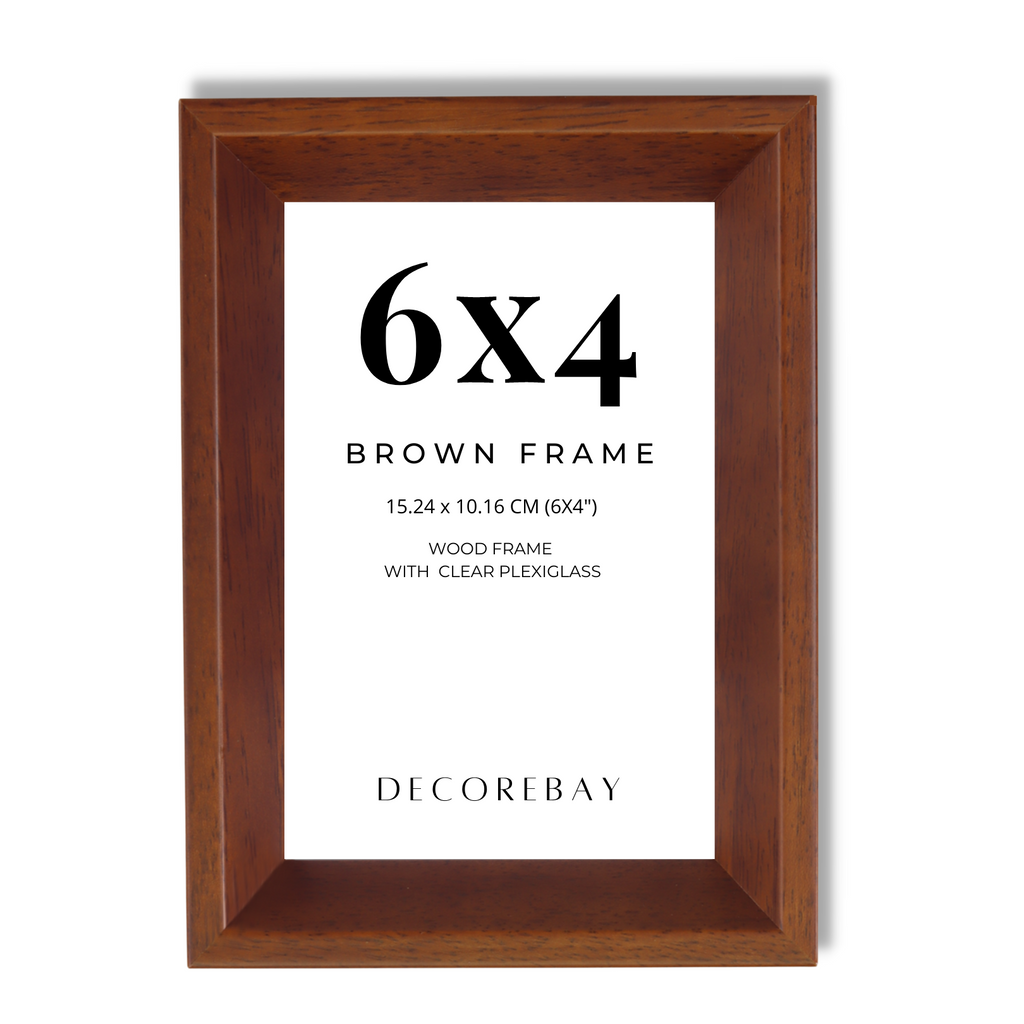 6x4 Slanted Acrylic Picture Frames – Free Standing – Buy Bulk Displays LLC – Made In USA