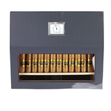 Decorebay Wood Lined Cigar Cabinet Humidor Cigar Case, Best Man Gift (Carbon Fiber)