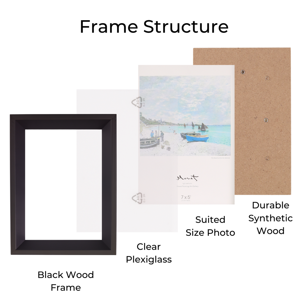 Wooden Frame - Black - Home All