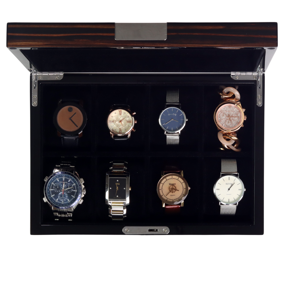 Decorebay Maple King 8-Slot Watch Display Case & Organizer