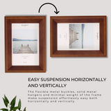 Decorebay Home 6x4 Solid Wood Picture Photo Frame (Brown)