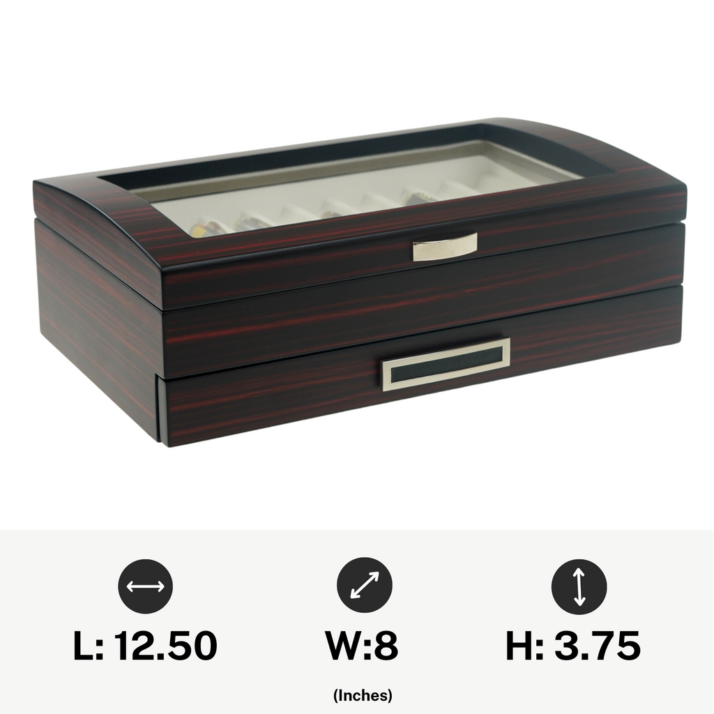 Decorebay Wooden 20 Pen Display & Storage Box