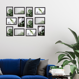 Decorebay Home 6x4 Inch Aluminum Modern Gallery Picture Photo Frame (Black)