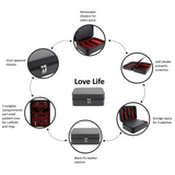 Decorebay Love Life Watch, Cufflinks and Sunglasses Jewelry Box & Organizer