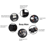 Decorebay Busy Man Luxury Watch Display Case and Jewelry Organizer for Men