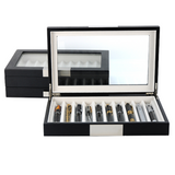 Decorebay Wooden 10 Pen Display & Storage Box