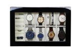 Decorebay Java Watch and jewelry box with watches ,cufflinks and clear view glass